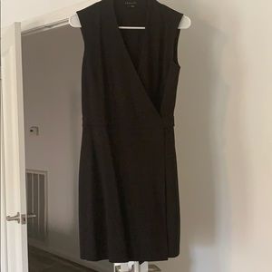 Theory grey wrap dress